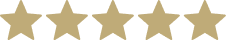 Five gold stars on a black background.